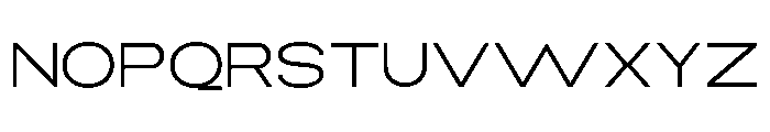 Monqest Light Expanded Font UPPERCASE