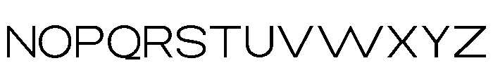 Monqest Light Semi Expanded Font UPPERCASE