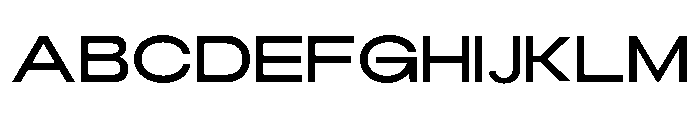 Monqest Medium Expanded Font UPPERCASE