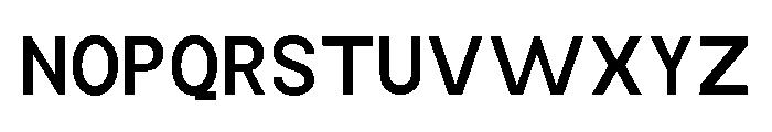 Monqest Medium Semi Condensed Font UPPERCASE