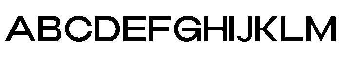 Monqest Medium Semi Expanded Font UPPERCASE