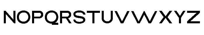 Monqest Medium Semi Expanded Font UPPERCASE