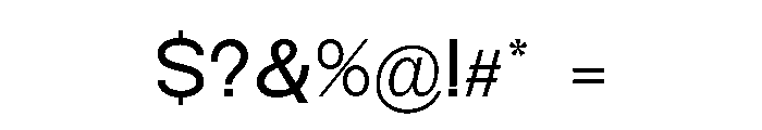 Monqest Regular Font OTHER CHARS