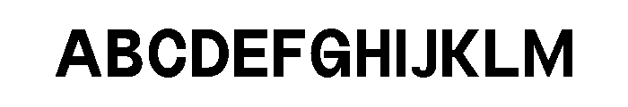 Monqest SemBd SemiCond Font UPPERCASE