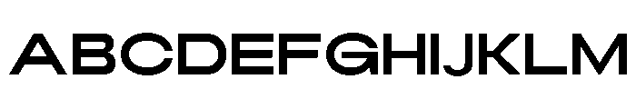 Monqest Semi Bold Expanded Font UPPERCASE