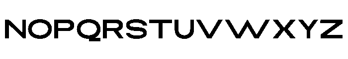 Monqest Semi Bold Expanded Font UPPERCASE