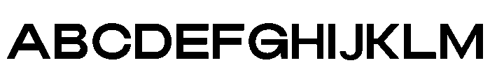 Monqest Semi Bold Semi Expanded Font UPPERCASE