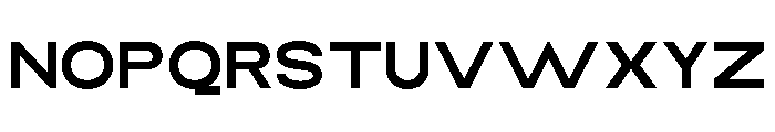 Monqest Semi Bold Semi Expanded Font UPPERCASE