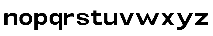 Monqest Semi Bold Font LOWERCASE