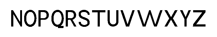 Monqest Semi Condensed Font UPPERCASE