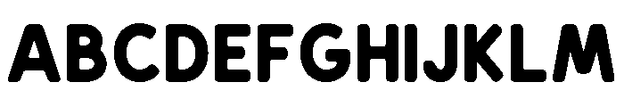 Monraha Regular Font UPPERCASE