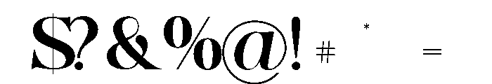 Monsieur Aegis Regular Font OTHER CHARS