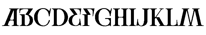 Monstar Regular Font UPPERCASE