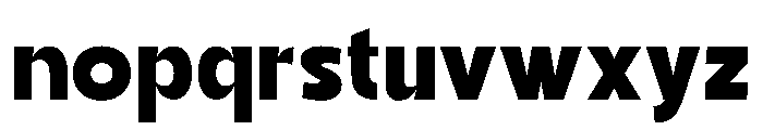 Monstelo Regular Font LOWERCASE