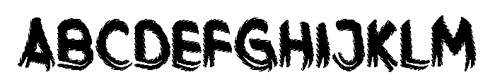 Monster Birthday Font UPPERCASE
