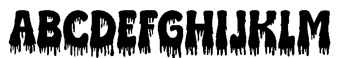 Monster Bubble Regular Font UPPERCASE