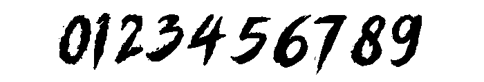 Monster Chiller Font OTHER CHARS