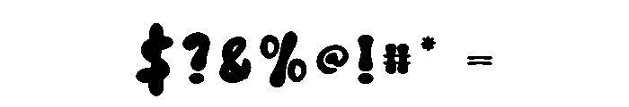 Monster Christmas Font OTHER CHARS