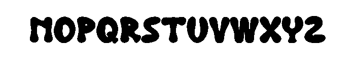 Monster Christmas Font LOWERCASE