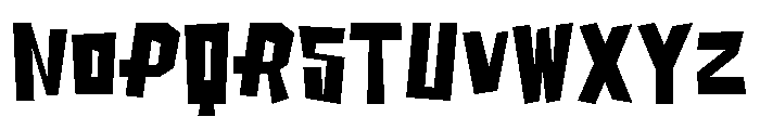 Monster Chunk Regular Font UPPERCASE