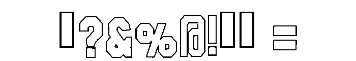 Monster College Regular Font OTHER CHARS