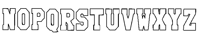 Monster College Regular Font LOWERCASE