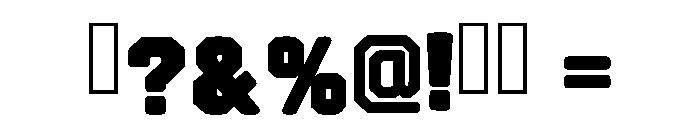 Monster Cowboy Regular Font OTHER CHARS