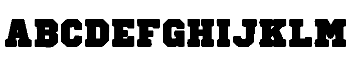 Monster Cowboy Regular Font UPPERCASE