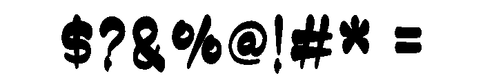 Monster Doodles Regular Font OTHER CHARS