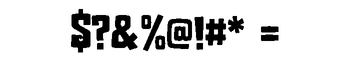 Monster Frenzy Font OTHER CHARS