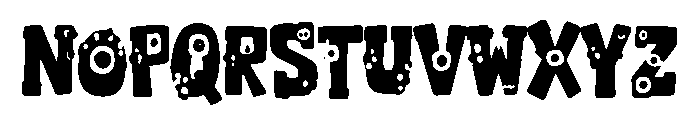 Monster Frenzy Font UPPERCASE