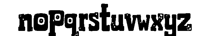 Monster Frenzy Font LOWERCASE