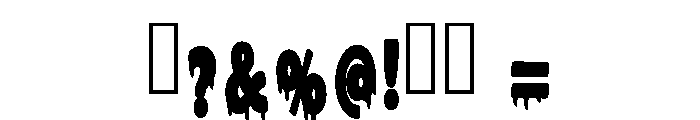 Monster Halloween Regular Font OTHER CHARS
