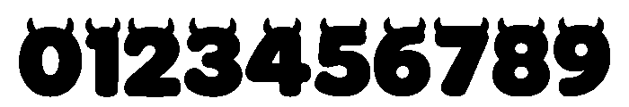 Monster Horns Regular Font OTHER CHARS