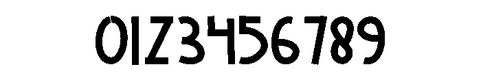 Monster Horror Font OTHER CHARS