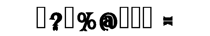 Monster Mayhem Regular Font OTHER CHARS