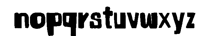 Monster Munch Font Font LOWERCASE