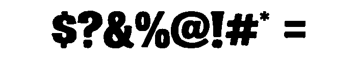 Monster Rounded Regular Font OTHER CHARS