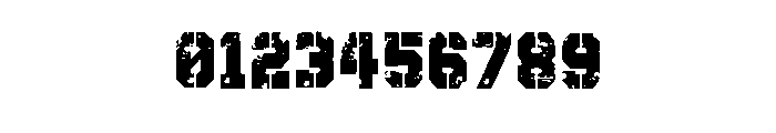 Monster Stencil Regular Font OTHER CHARS
