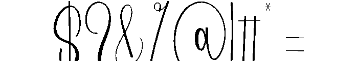 Monster Valentine Font OTHER CHARS
