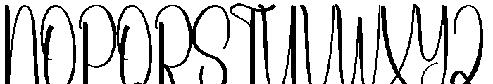 Monster Valentine Font UPPERCASE