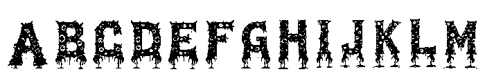 Monster_bold Regular Font UPPERCASE