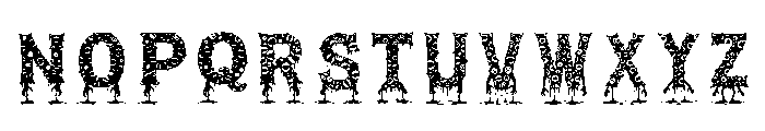 Monster_bold Regular Font UPPERCASE