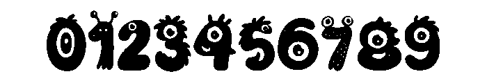 Monsterino Font OTHER CHARS