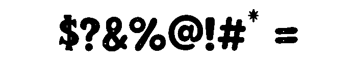 Monsterino Font OTHER CHARS