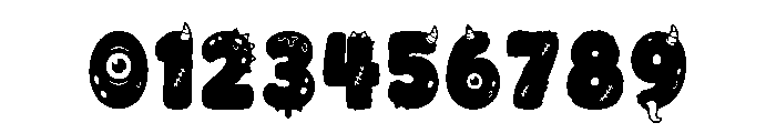 Monsterkins Font OTHER CHARS