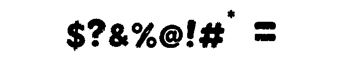 Monsterkins Font OTHER CHARS