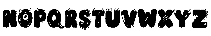 Monsterkins Font UPPERCASE