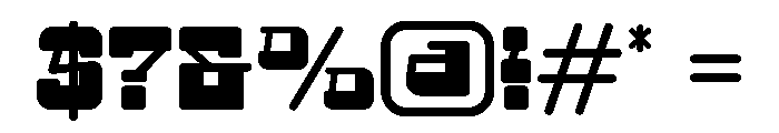 Monsti Font OTHER CHARS