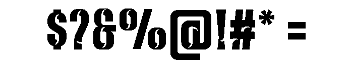 Monswag Regular Font OTHER CHARS